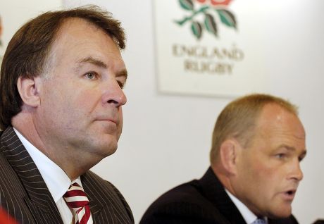 RUGBY FOOTBALL UNION PRESS CONFERENCE ANNOUNCING THE APPOINTMENT OF ANDY ROBINSON AS ACTING HEAD COACH OF THE ENGLAND TEAM, PENNYHILL PARK HOTEL, BAGSHOT, BRITAIN - 07 SEP 2004