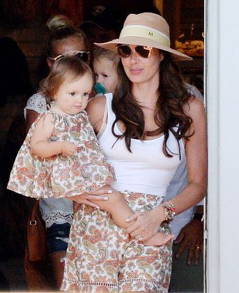 Tamara Ecclestone and Petra Stunt out and about in Los Angeles, America - 17 Aug 2015