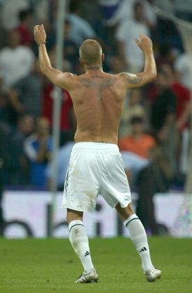 David Beckham Celebrating Scoring Goal Editorial Stock Photo - Stock ...