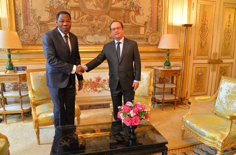 President of Benin Thomas Boni Yayi visit to Paris, France - 18 Aug 2015
