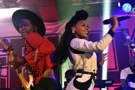 Janelle Monae in concert at the Concord Music Hall, Chicago, America - 18 Aug 2015