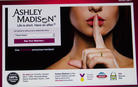 Ashley Madison website - 19 Aug 2015