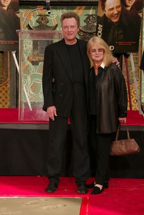 CHRISTOPHER WALKEN RECEIVING STAR ON THE HOLLYWOOD WALK OF FAME, LOS ANGELES, AMERICA - 08 OCT 2004