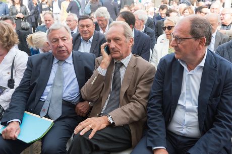 Francois Fillon during a meeting, Rouez-en-Champagne, France - 26 Aug 2015