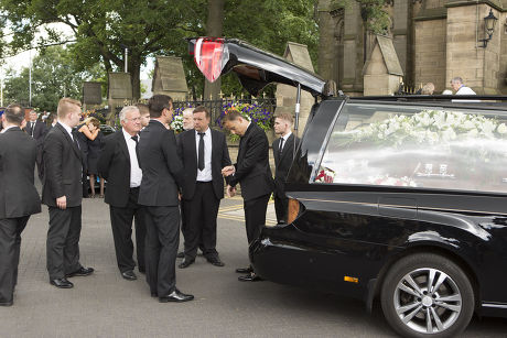 Funeral of Neville Neville at Bury Parish church, Manchester, Britain - 27 Aug 2015