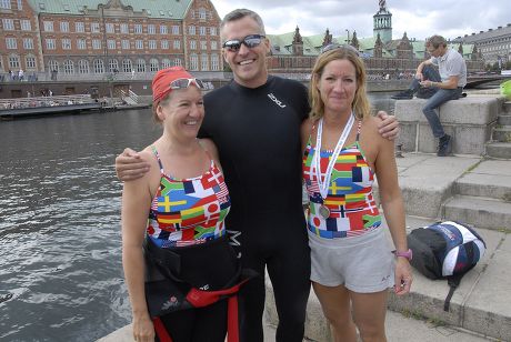 Open water swimming event around the Christiansborg Palace, Copenhagen, Denmark - 29 Aug 2015