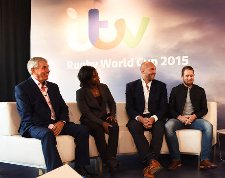 'The 2015 Rugby World Cup' ITV Presentation Team. - 07 Sep 2015