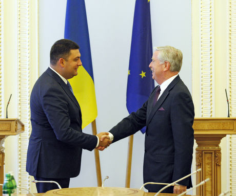 Ex-President of European Parliament leads mission to reform Ukrainian parliament, Kiev, Ukraine - 08 Sep 2015