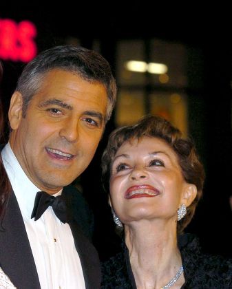 George Clooney His Mother Nina Editorial Stock Photo - Stock Image