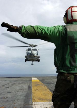 Landing Signals Enlisted Directs Sh 60b Editorial Stock Photo - Stock ...