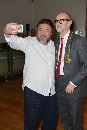 Ai Weiwei exhibition opening reception at the Royal Academy of Arts, London, Britain - 15 Sep 2015
