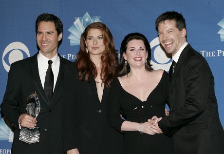 Eric Mccormack Debra Messing Megan Mullally Editorial Stock Photo