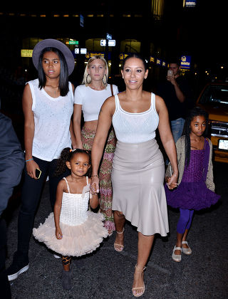 Mel B out and about in New York, America - 14 Sep 2015