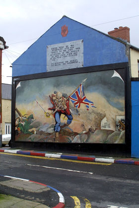 Protestant Murals Waterside Londonderry Northern Ireland Editorial ...