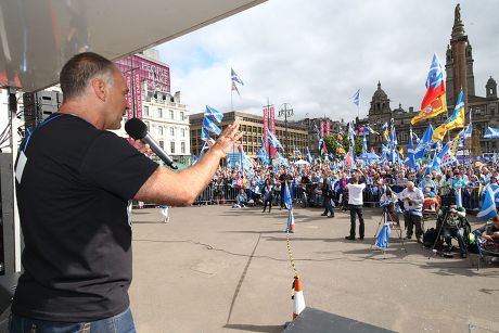Hope Over Fear rally, Glasgow, Scotland, Britain - 19 Sep 2015