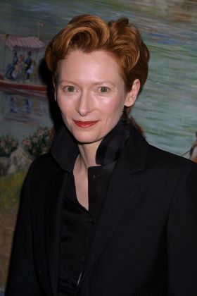 Tilda Swinton Deep End Arriving 2002 Editorial Stock Photo - Stock