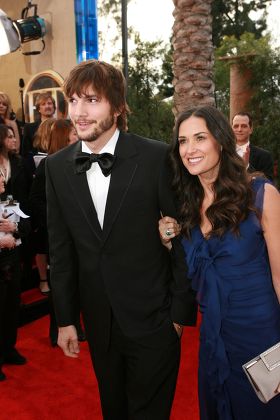 Ashton Kutcher Demi Moore Editorial Stock Photo - Stock Image