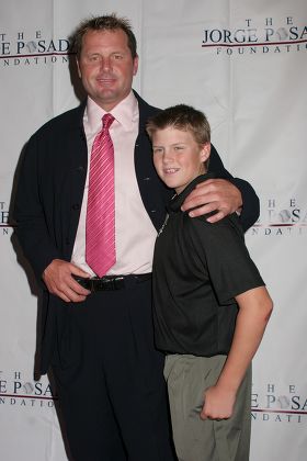 New York Yankees bull pen pitcher Kyle Farnsworth and guest Heroes For Hope  Gala benefiting the Jorge Posada Foundation held Stock Photo - Alamy