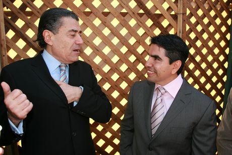 Haim Saban Eddie El Piolin Sotelo Editorial Stock Photo - Stock Image