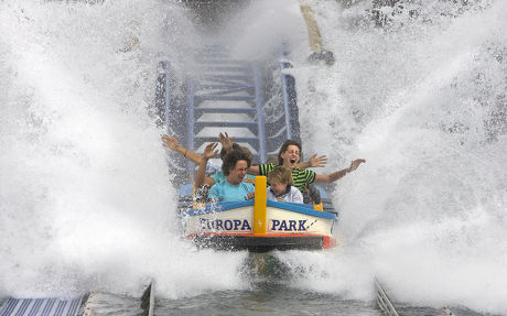 Water Roller Coaster Poseidon Europapark Rust Editorial Stock Photo ...