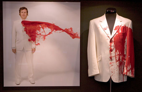 AN EXHIBITION OF ARTWORKS WHICH USE SUITS AS A CANVAS, BRIGHTON, BRITAIN - 22 FEB 2005