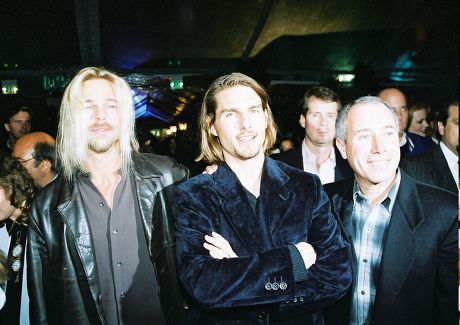 Brad Pitt Tom Cruise David Geffen Editorial Stock Photo - Stock Image