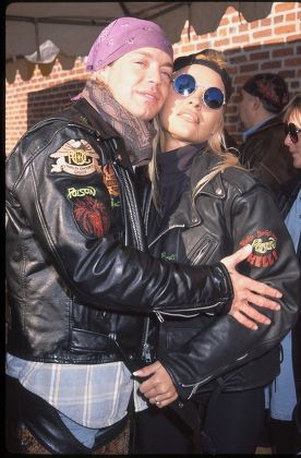 Bret Michaels Pamela Anderson Editorial Stock Photo - Stock Image