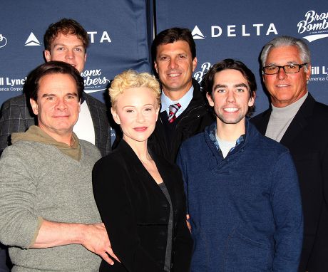 Broadway Cast of 'Bronx Bombers' meet New York Yankees Alumni, New York, America - 11 Feb 2014
