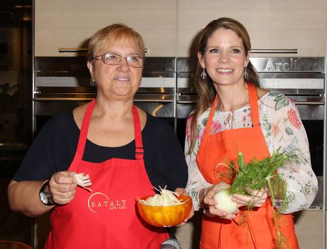 Kelli O'Hara and Chef Lidia Bastianich Special Cooking demonstration, New York, America - 14 Apr 2014