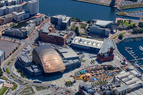 Wales Millennium Centre Welsh Assembly Senedd Editorial Stock Photo ...