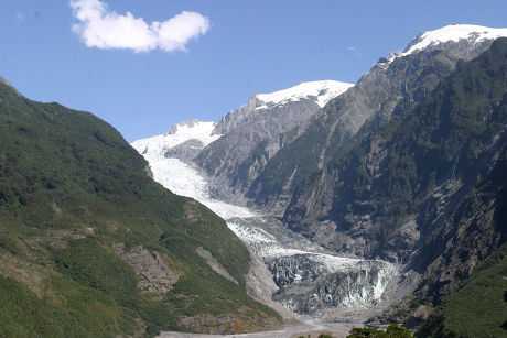 Franz Josef Glacier New Zealand Editorial Stock Photo - Stock Image