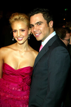 Jessica Alba Boyfriend Cash Editorial Stock Photo - Stock Image