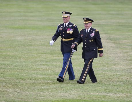 US Army General Martin Dempsey retirement ceremony at Fort Myer, Virginia, America - 25 Sep 2015