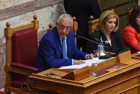 Greek Parliament swearing in ceremony, Athens, Greece - 03 Oct 2015