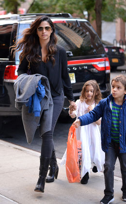 Matthew McConaughey and Camila Alves out and about, New York, America - 05 Oct 2015