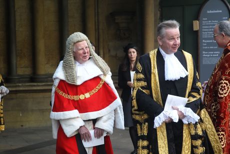 Service for members of the legal profession at Westminster Abbey, London, Britain - 01 Oct 2015