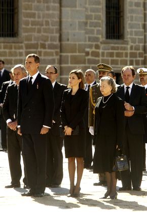 Prince Carlos of Borbon funeral, Madrid, Spain - 08 Oct 2015