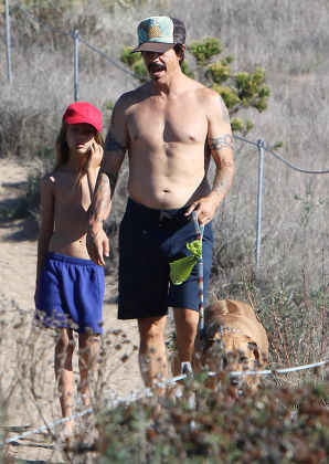 Anthony Kiedis out and about in Los Angeles, America - 10 Oct 2015