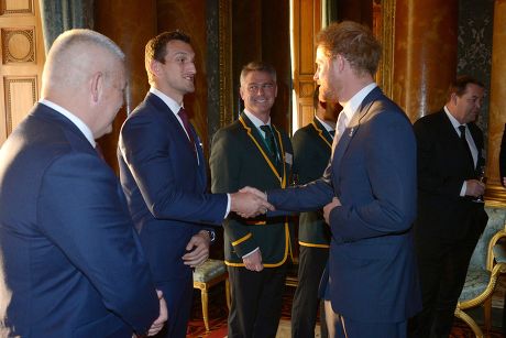 Rugby World Cup reception, Buckingham Palace, London, Britain - 12 Oct 2015
