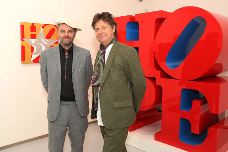 Robert Indiana exhibition opening at The Contini Art UK Gallery, London, Britain - 12 Oct 2015