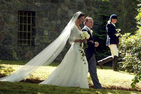 WEDDING OF VANESSA VON BISMARCK TO MAXIMILIAN WEINER, FRIEDRICHSRUH, GERMANY - 28 MAY 2005