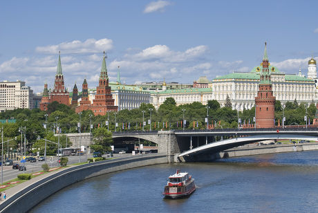 Cityscape Bolshoy Kamenny Most Stone Bridge Editorial Stock Photo ...