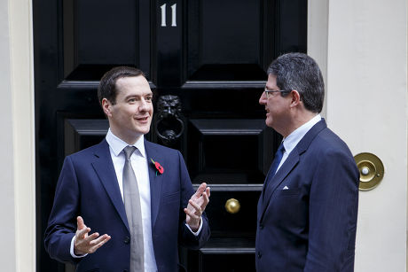 Brazilian finance minister Joaquim Levy visit to London, Britain - 29 Oct 2015