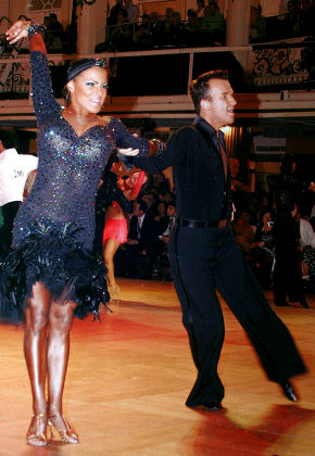 Ballroom dancers - Bruce Lait and Crystal Main
