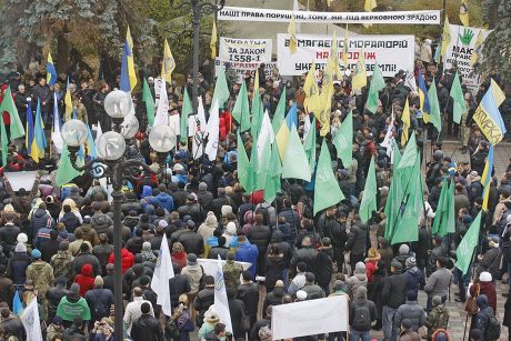 UKROP party rally, Kiev, Ukraine - 03 Nov 2015