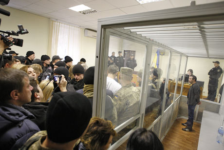 Hennadiy Korban trial at Pechersk District Court, Kiev, Ukraine - 05 Nov 2015