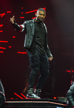 Usher in concert at The O2 Arena in London, Britain - 26 Mar 2015