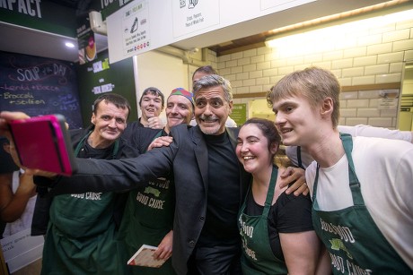 George Clooney in Edinburgh, Scotland, Britain - 12 Nov 2015
