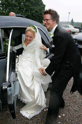 THE WEDDING OF PRINCESS  ANNA  OF SAYN WITTGENSTEIN BERLEBURG AND PRINCE MANUEL OF BAVARIA IN STIGTOMA NEAR NYKOEPING, SWEDEN - 06 AUG 2005