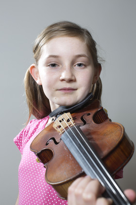 10-year-old music prodigy Alma Deutscher aka 'Little Miss Mozart', Dorking, Surrey, Britain - 05 Nov 2015
